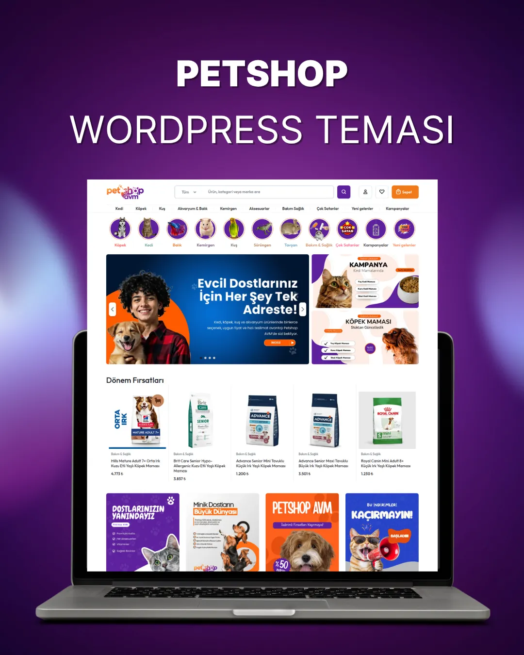 WordPress Petshop Teması