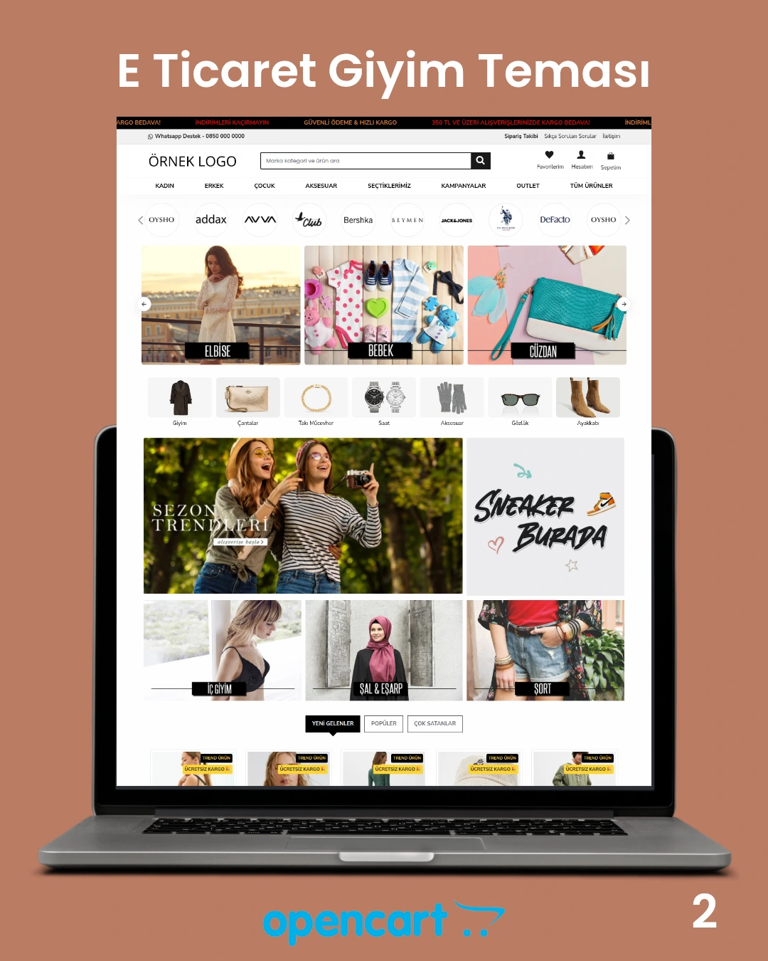 Butik E-Ticaret Teması 2