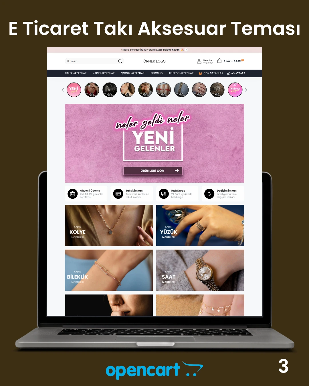 Takı & Aksesuar Teması